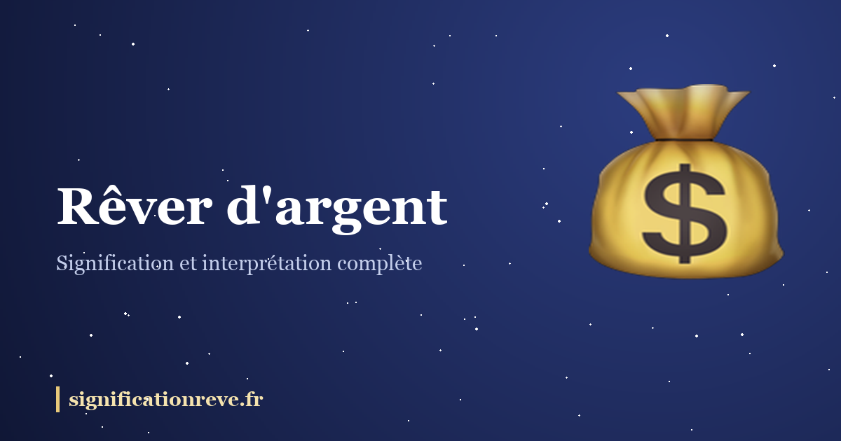 Rêver d'argent : illustration