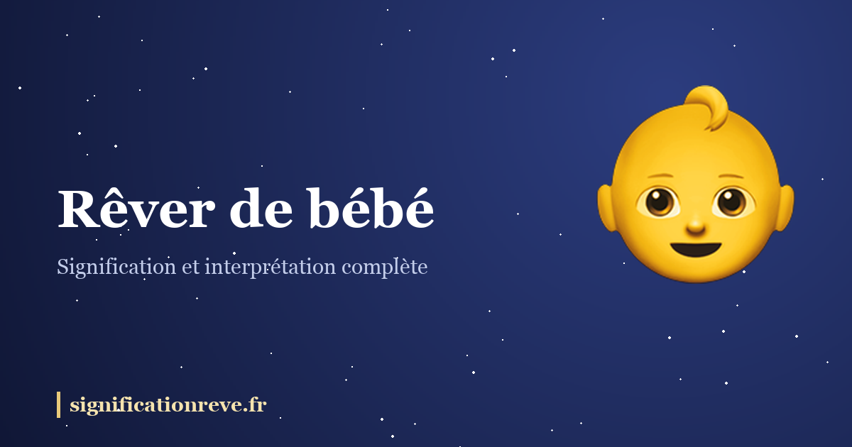 Rêver de bébé : illustration