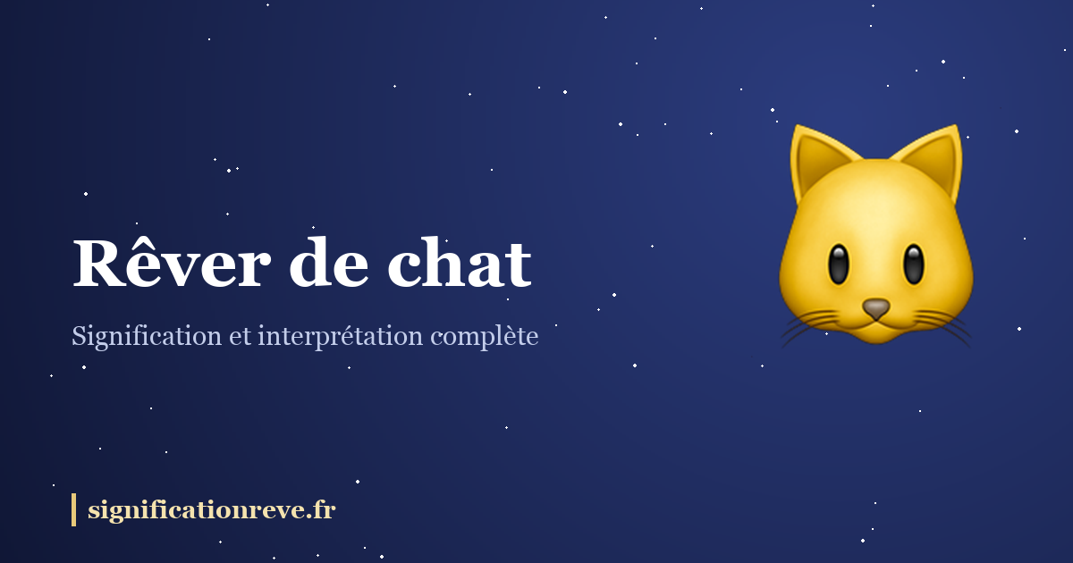 Rêver de chat : illustration