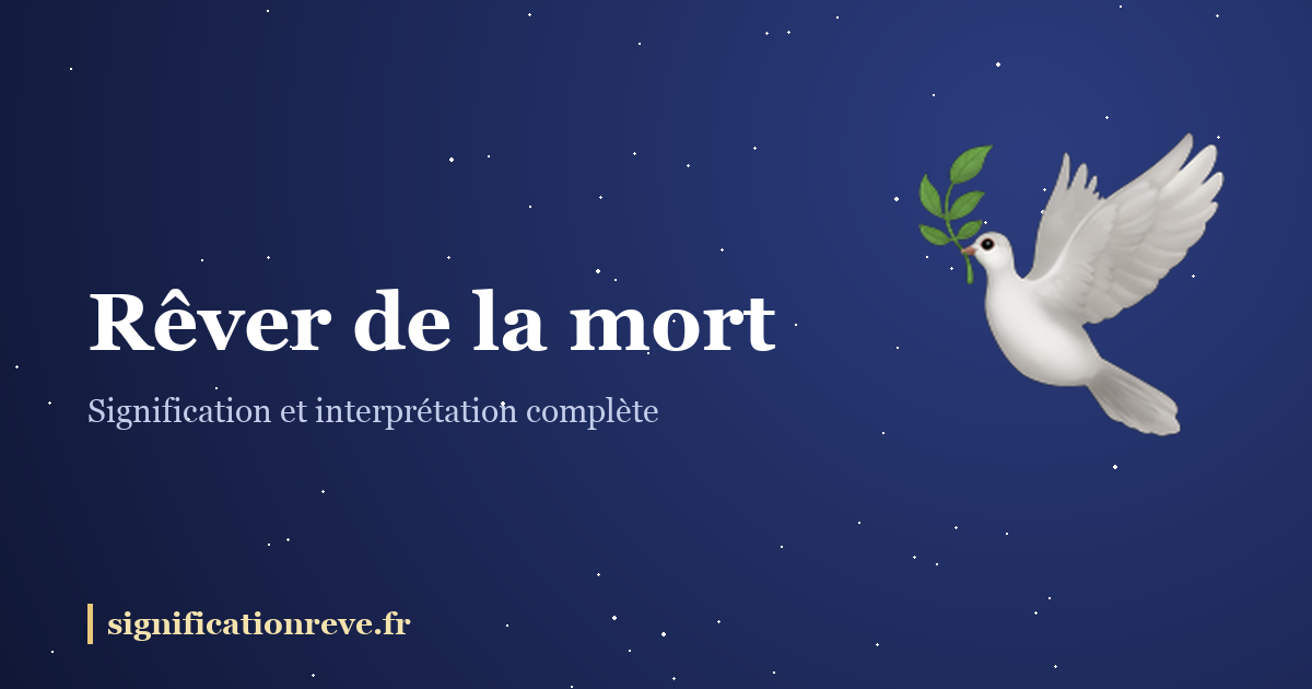 Rêver de la mort : illustration