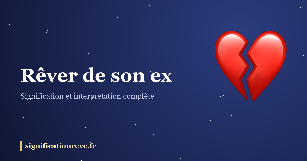 Rêver de son ex : illustration