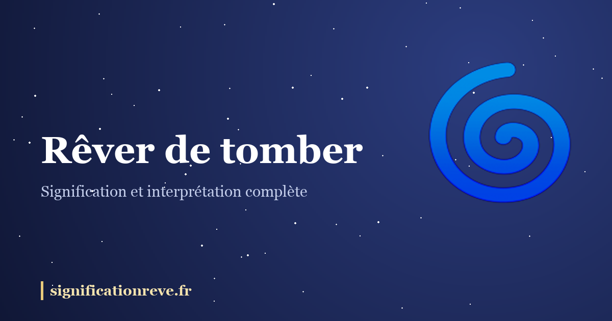 Rêver de tomber : illustration